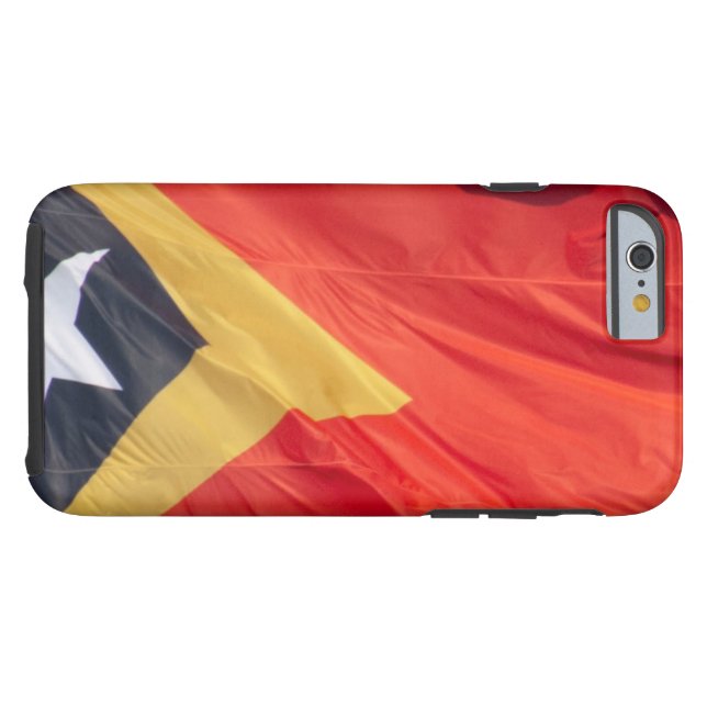 Waving Flag of East Timor Case-Mate iPhone Case (Back Horizontal)