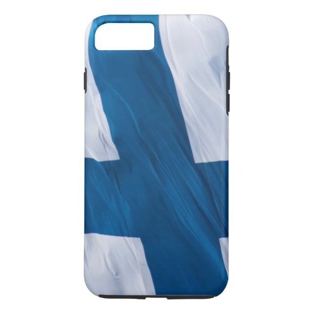 Waving Flag of Finland Case-Mate iPhone Case (Back)