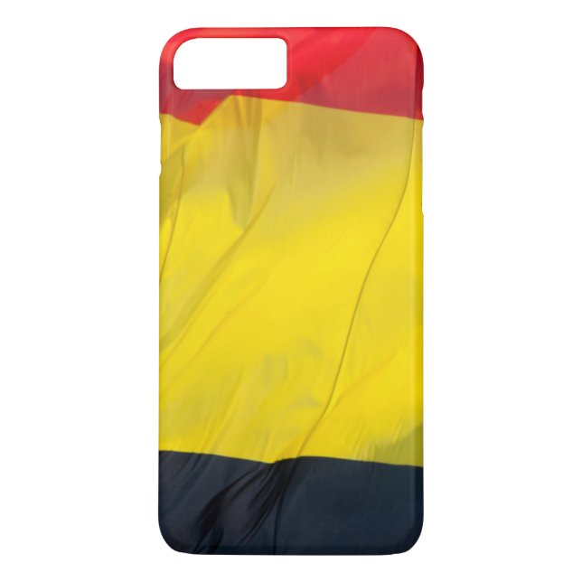 Waving Flag of Romania Case-Mate iPhone Case (Back)