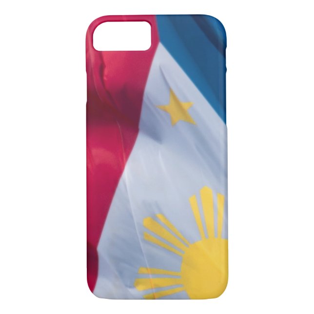 Waving Flag of the Philippines Case-Mate iPhone Case (Back)