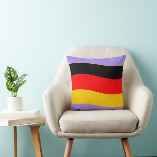 Waving German Flag Cushion