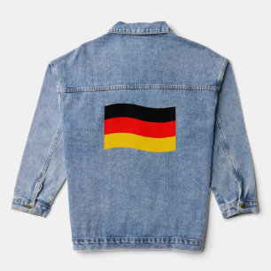Waving German Flag Denim Jacket