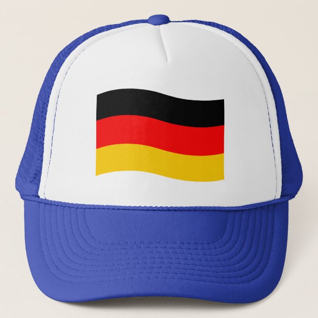 Waving German Flag Trucker Hat (Front)