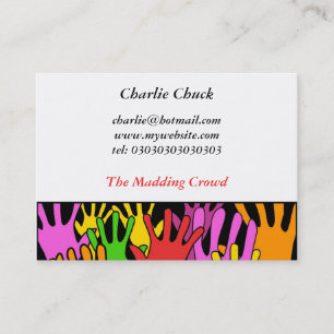 Waving Hands Business Card