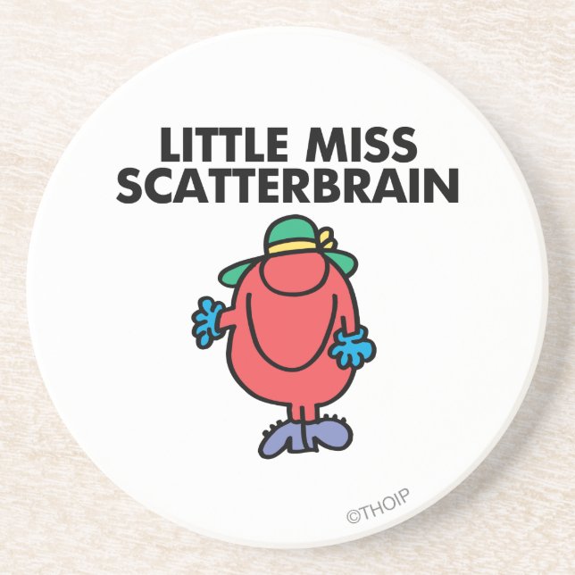 Waving Little Miss Scatterbrain Coaster (Front)