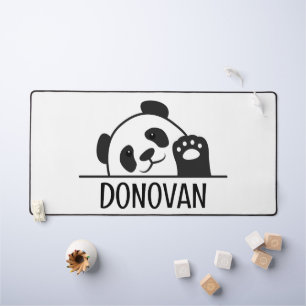 Waving Panda Desk Mat