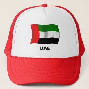 Waving UAE Flag Trucker Hat