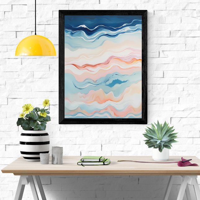 Wavy Abstract Seascape Poster (Creator Uploaded)