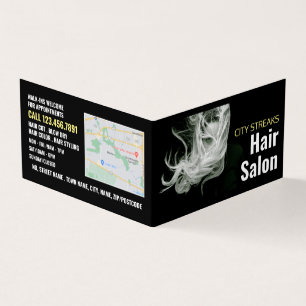 Wavy Blonde Hair, Hair Stylist, Hair Salon Loyalty Business Card