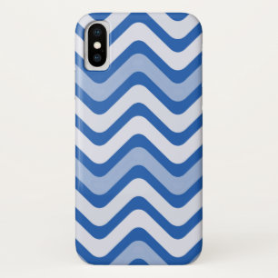 Wavy Blue Pattern Case-Mate iPhone Case
