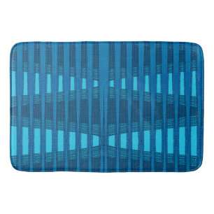 Wavy Blues 2 Bath Mat