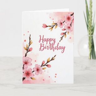 Wavy Botanical Greeting Card