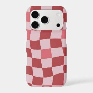 Wavy Chequerboard iPhone Case Y2K Retro