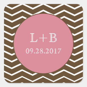 Wavy Chic Party Sticker (Pink)