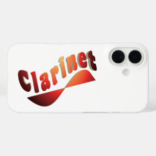 Wavy Clarinet iPhone 16 Case