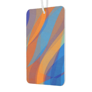 Wavy Colours Car Air Freshener