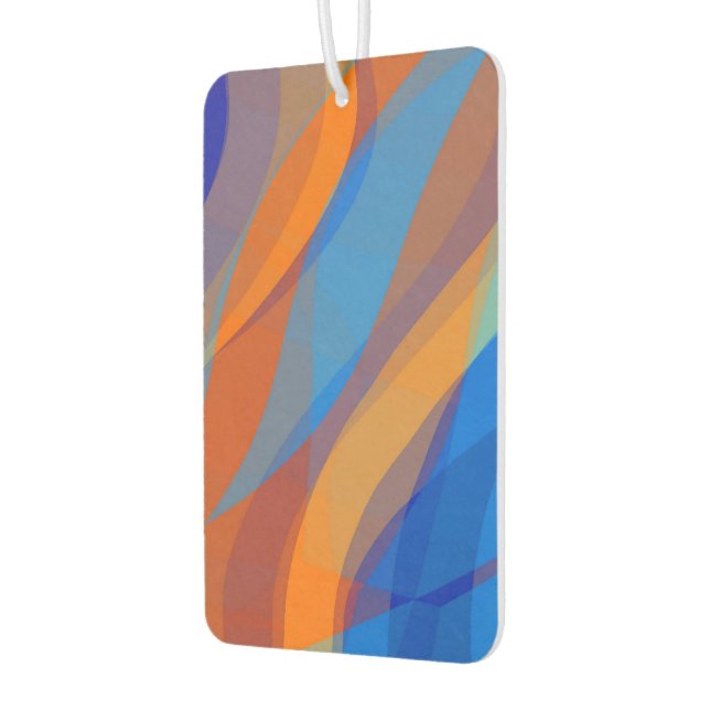 Wavy Colours Car Air Freshener (Left)