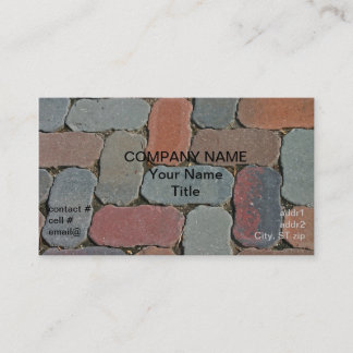 wavy edge pavers business card