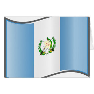 Wavy Guatemala Flag