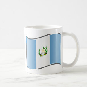Wavy Guatemala Flag Coffee Mug