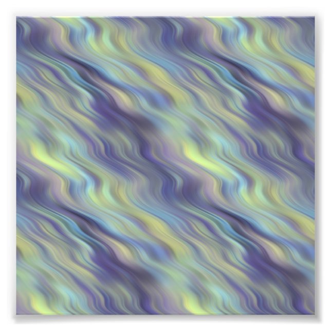 Wavy Lavender Texture Photo Print (Front)