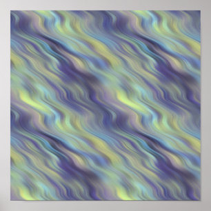 Wavy Lavender Texture Poster