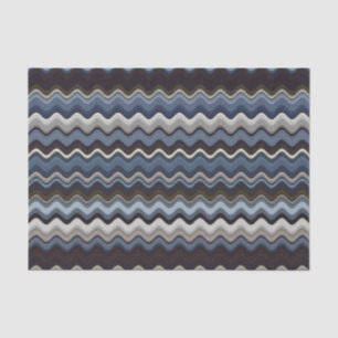 Wavy Line Pattern Tissue Paper