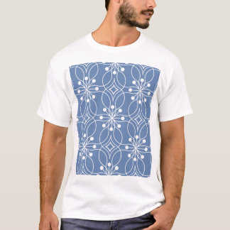 Wavy Lines Geometric Vintage Pattern T-Shirt