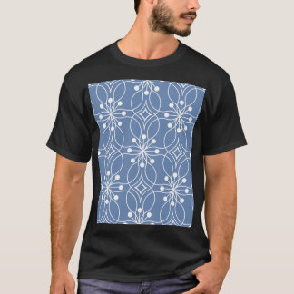 Wavy Lines Geometric Vintage Pattern T-Shirt