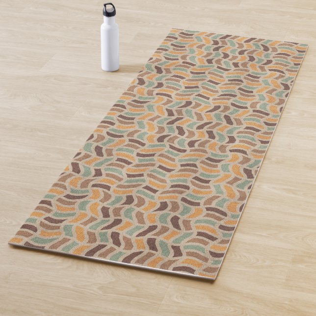 Wavy mesh pattern yoga mat (In Situ)