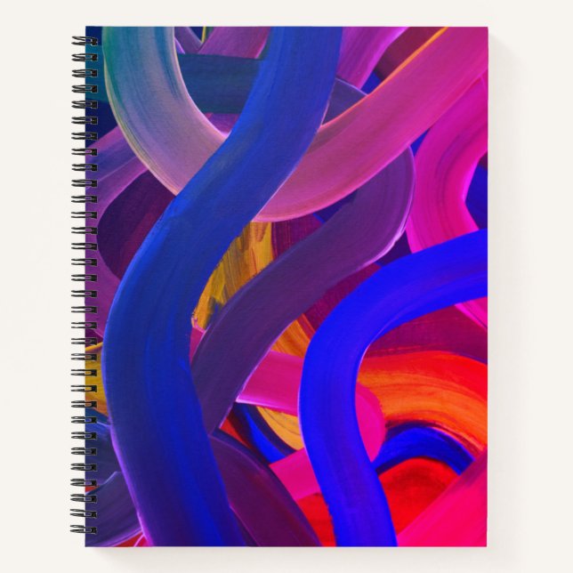 Wavy - Miami Edition Spiral Notebook (Front)