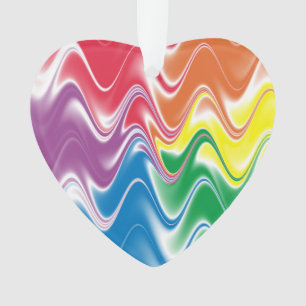 Wavy Multicolor Abstract Ornament