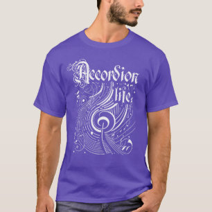 Wavy Music Accordion Life T-Shirt
