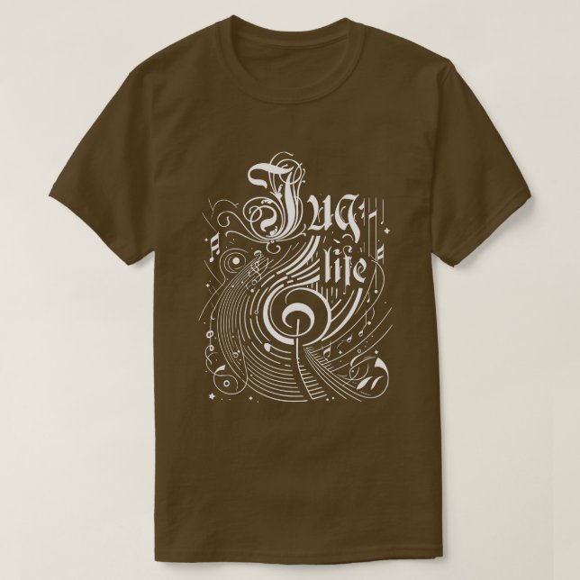 Wavy Music Jug Life T-Shirt (Design Front)