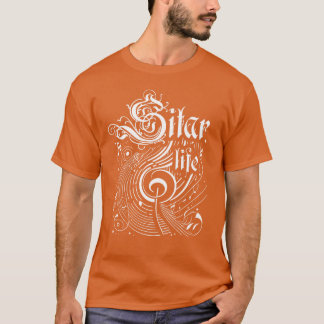 Wavy Music Sitar Life T-Shirt