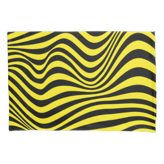 Wavy Optical Illusion Pattern       Pillowcase