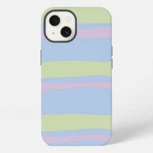 Wavy Pastel Stripes Colourful Custom Phone Case
