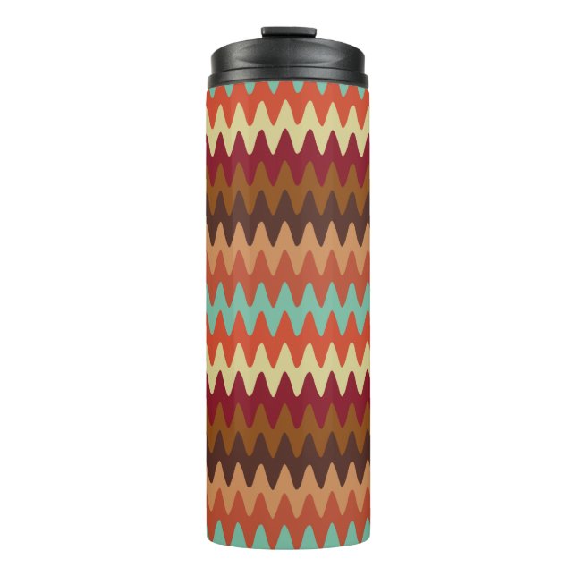 Wavy Pattern Sedona Southwest Thermal Tumbler (Front)