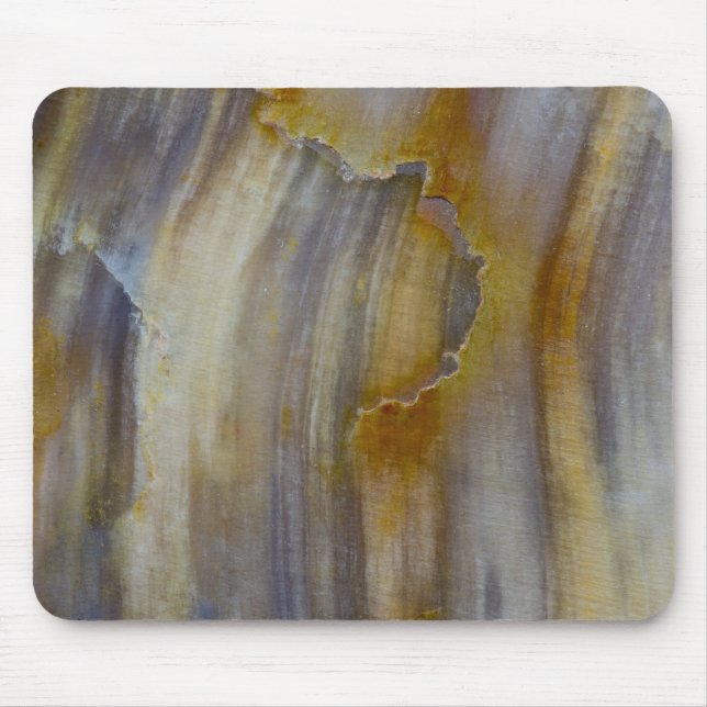 Wavy Petrified Wood Mouse Pad (Front)