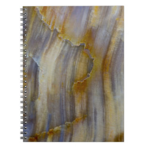 Wavy Petrified Wood Notebook