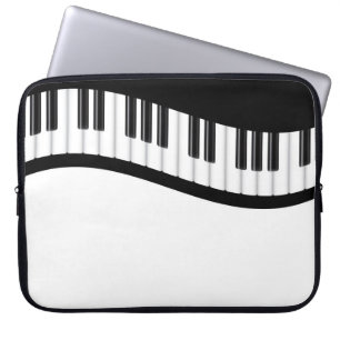 Wavy Piano Keyboard Electronics Bag