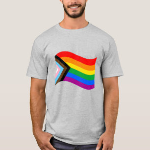 Wavy Progress Pride Flag T-Shirt