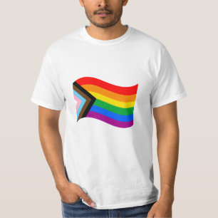 Wavy Progress Pride Flag T-Shirt