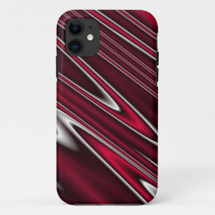 Wavy Red iPhone 11 Case