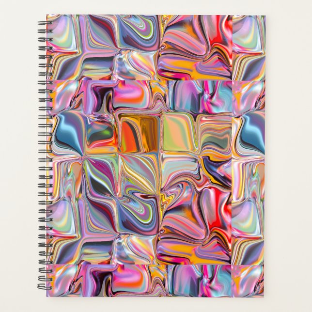 Wavy Squares of Time Planner (Front)