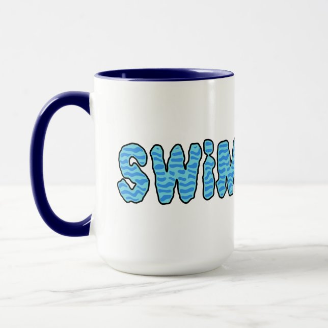  Wavy Swim Mug (Left)