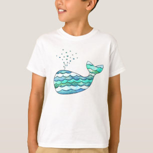 Wavy Whale T-Shirt