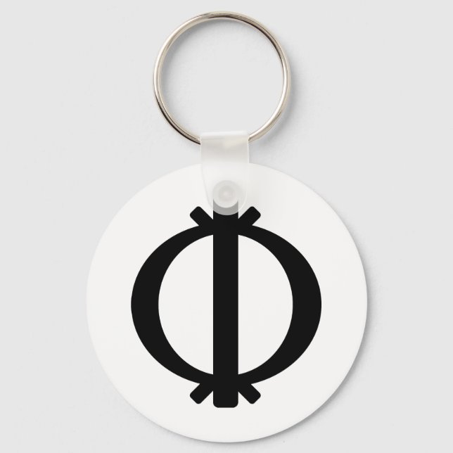 Wawa Aba | Symbol of Toughness and Resilience Key Ring (Front)