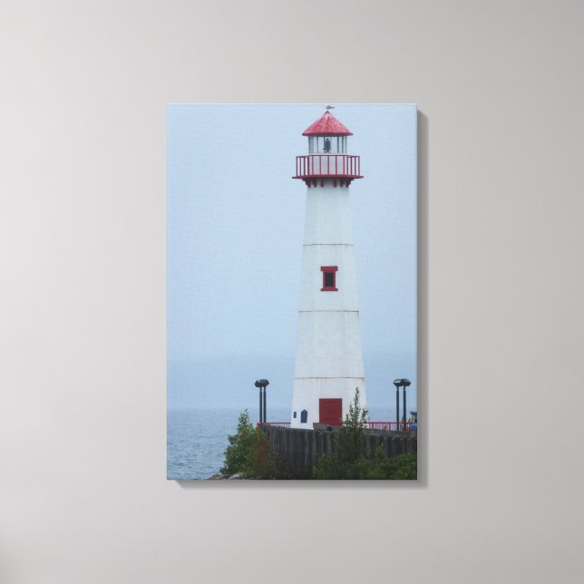 Wawatam In The Fog Canvas Print (Front)
