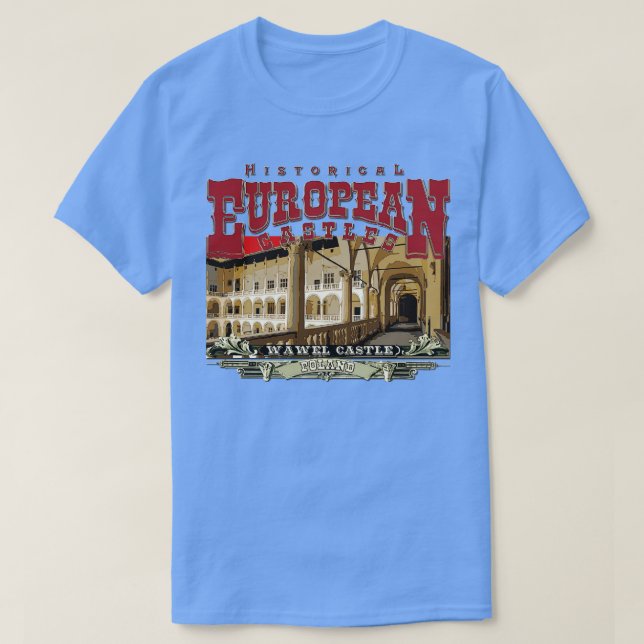 Wawel Castle Poland T-Shirt (Design Front)